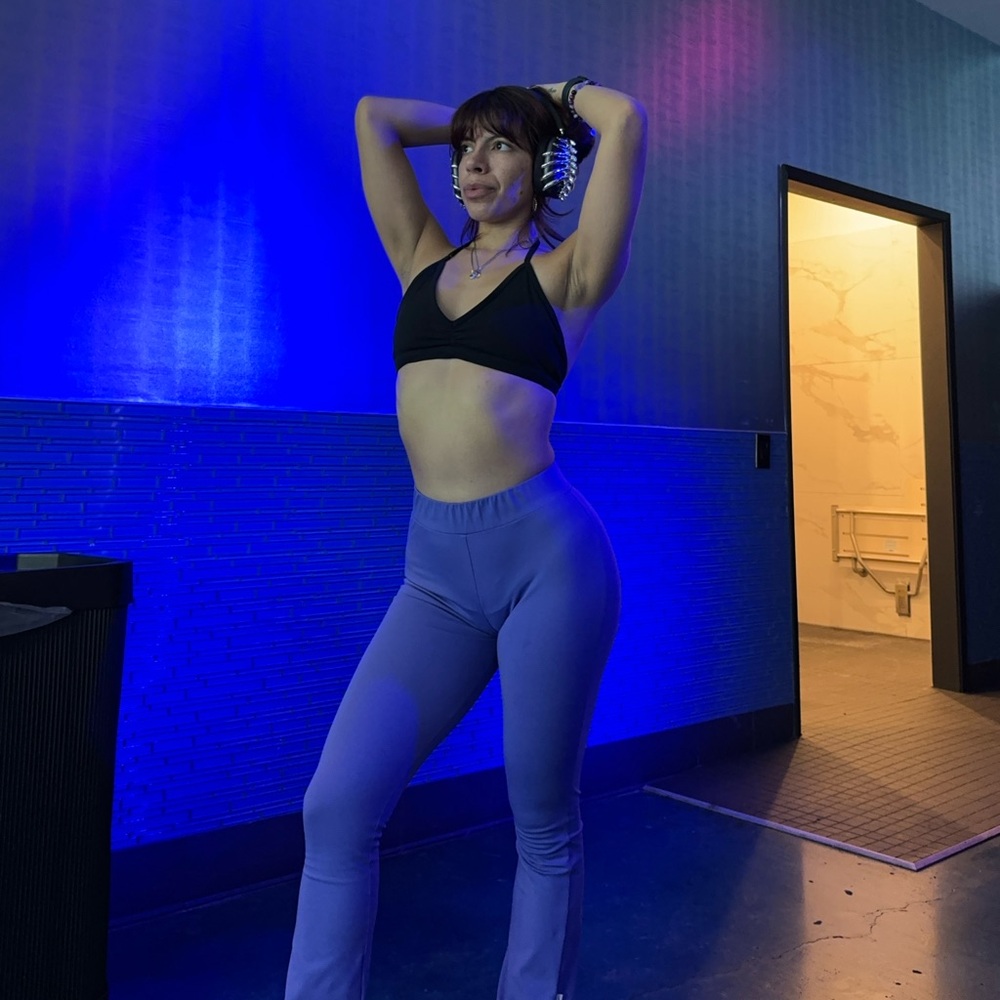 MONHNNY purple Widy Pants